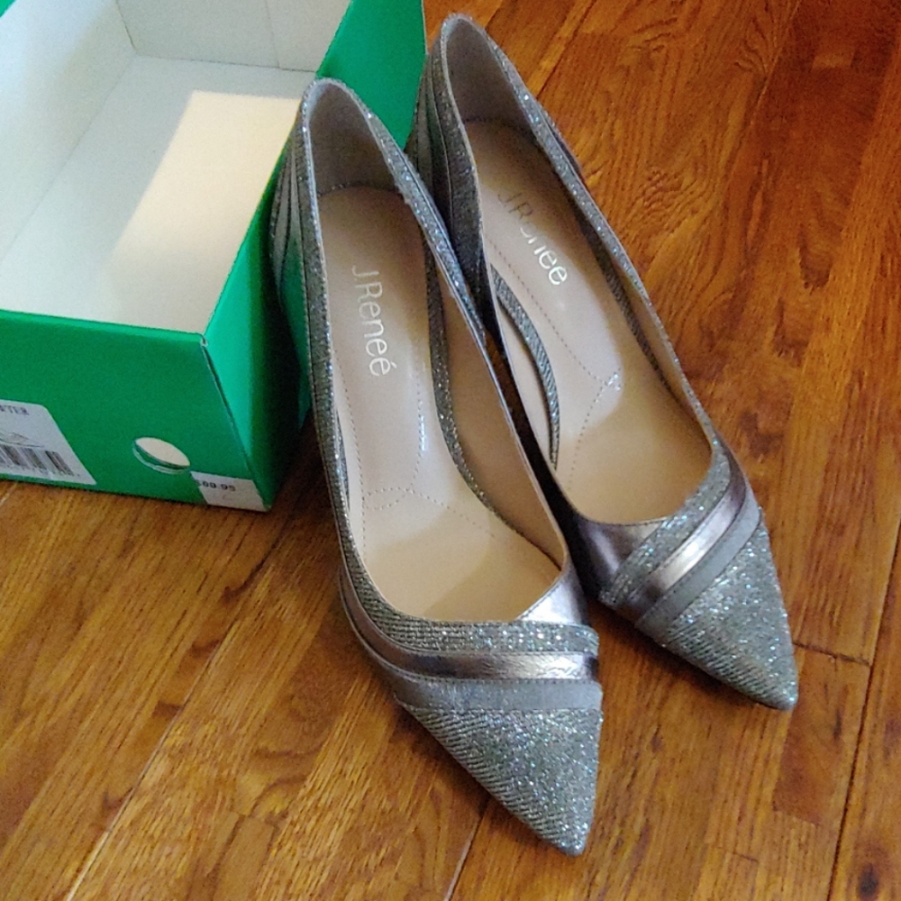 J.Renee Silver Heels
